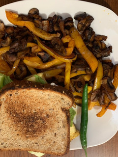 Una foto de Sándwich vegano