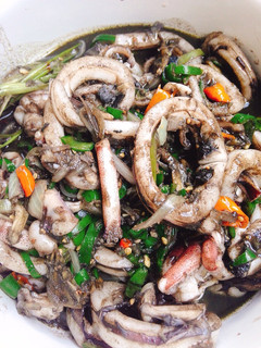 Foto resep Cumi Cumi Hitam Cabe Ijo