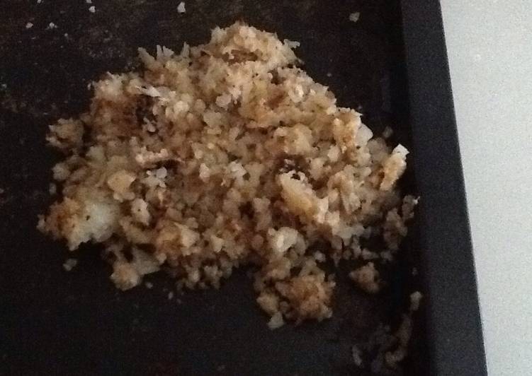 Recipe of Homemade Hacked Crispy Rice / Fried Rice (Cauliflower)