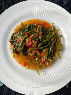Foto resep Tumis kangkung pedas