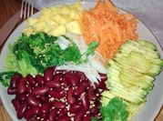 Una foto de quinoa bowl