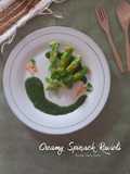 Creamy Spinach Ravioli