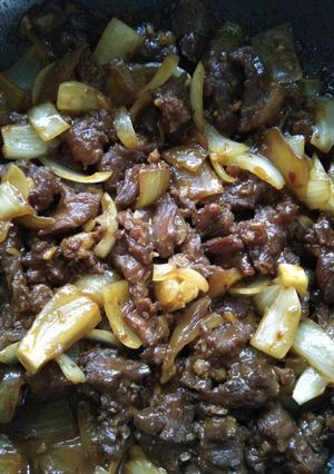 Foto resep Daging Sapi Saos Tiram