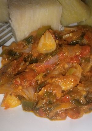 Dafarfiyar doya da sauce ainihin hoton girkin