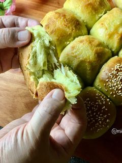 Foto resep Pandan Fluffy Japanese Milk Bread