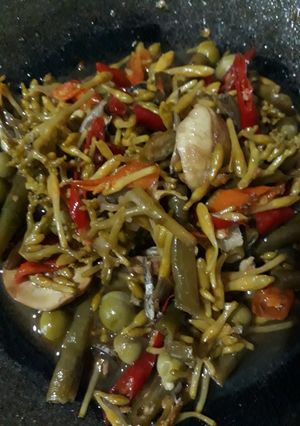 Foto resep Oseng bunga pepaya(g pahit)