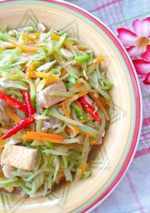 Foto resep Oseng Labu Siam Wortel Tahu