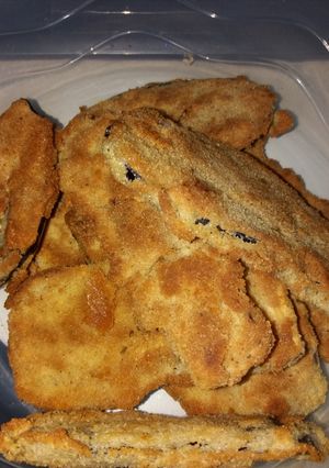Una foto de Milanesas de berenjena