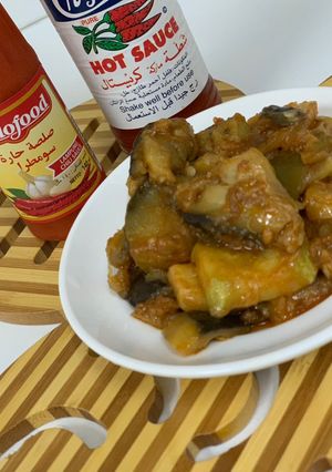 صورة لوصفة الباذنجان على طريقتي 😻😋