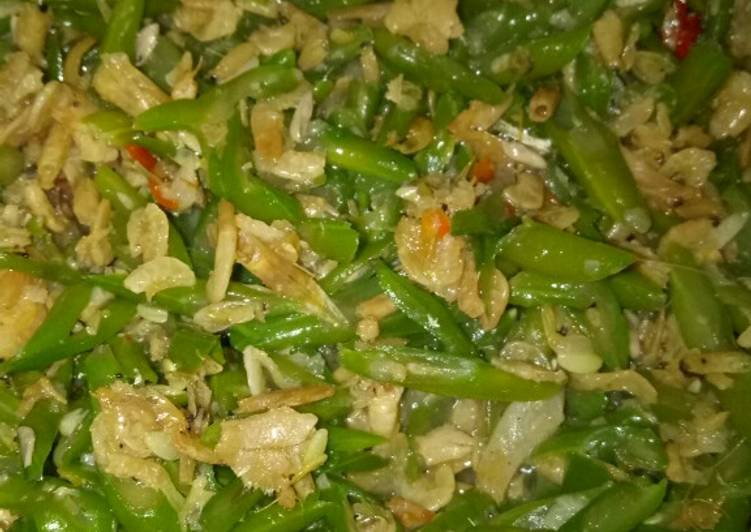 10. Tumis Buncis Udang Rebon