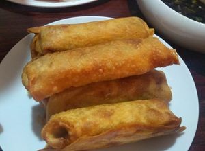 Una foto de Rollitos primavera