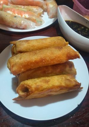 Una foto de Rollitos primavera