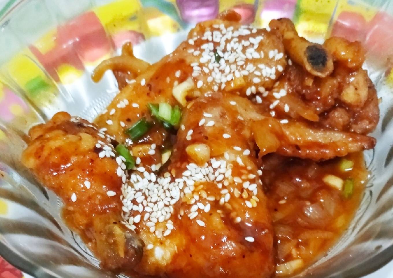 Ayam Goreng Mix Saos Pedas
