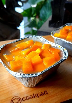 Foto resep Lumpur Labu Topping Mangga