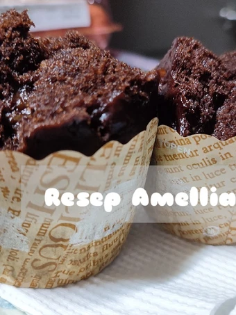 Cara Simple Membikin Resep  Muffin choco banana (no egg, no mixer, no oven) yang Sempurna, Bikin Ketagihan