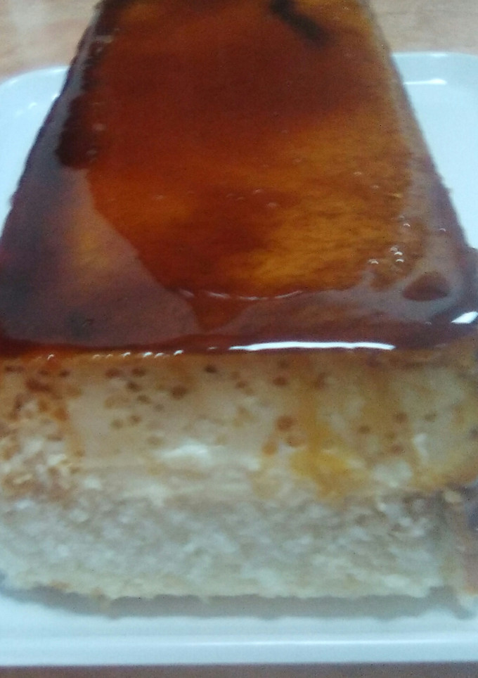 Una foto de Flan de coco sin leche condensada