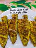 Cá chỉ vàng muối sả và nghệ chiên