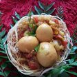 Egg nest.. (Noodles egg basket)