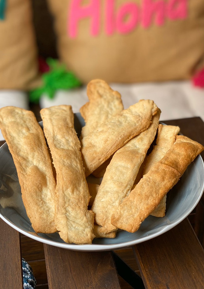Una foto de Sticks de pan crujiente