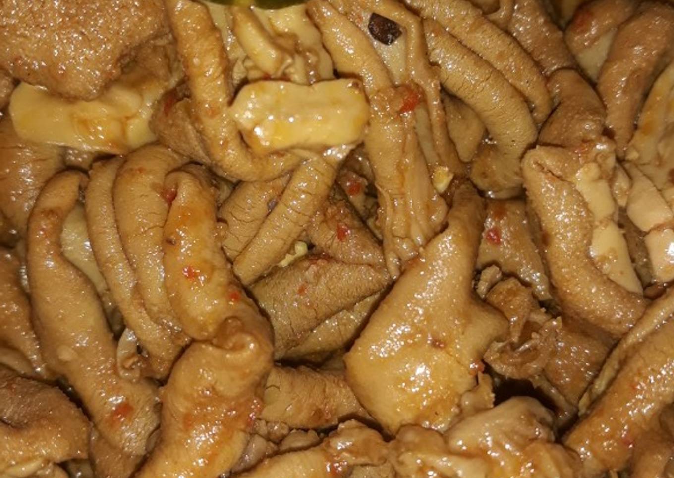 Usus Ayam Manis Pedas