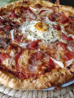 Una foto de Pizza de hojaldre