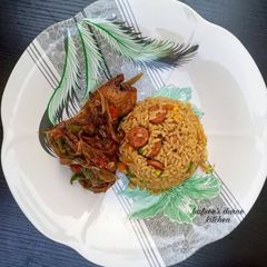 A picture of Brown rice.