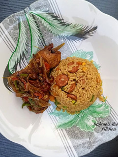 A picture of Brown rice.