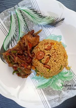 A picture of Brown rice.