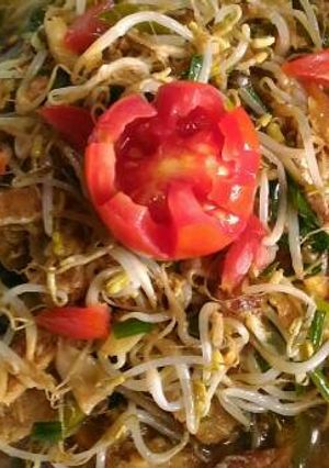 Foto resep Tumis taoge ikan asin oncom