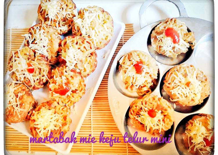 Martabak mie keju telur mini