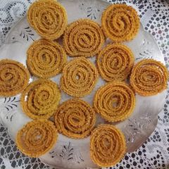 A picture of Chakli (murrukku).