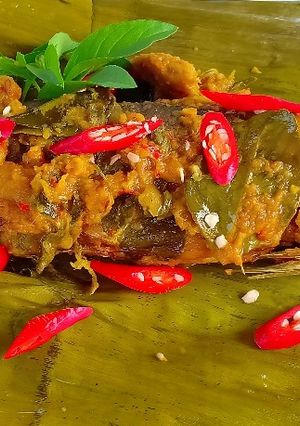 Foto resep Pepes Ikan Salmon Bu.Ning (Bumbu kuNing)