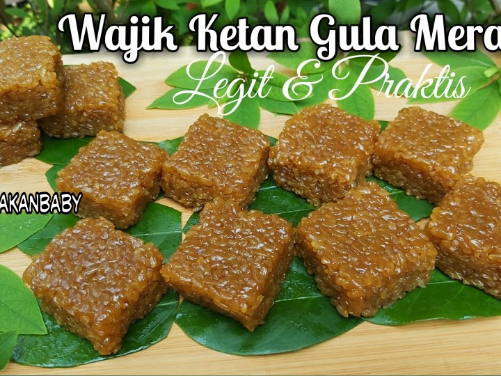 Ternyata begini lho! Bagaimana cara bikin KUE WAJIK KETAN JAJANAN TRADISIONAL, BIKIN NGILER yang lezat