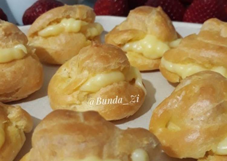 36. Soes Fla Vanilla (tanpa mixer)