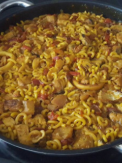 Una foto de Fideuá rico rico y sencillo de la Brigada Espartana
