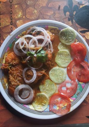 A picture of Prawn masala.