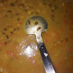 A picture of Maa chole ki masala dal.