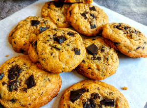 A picture of Soft and Chewy Chocolate Chip Cookies.