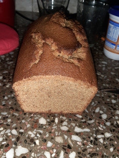 Una foto de Budín de banana y dulce de leche
