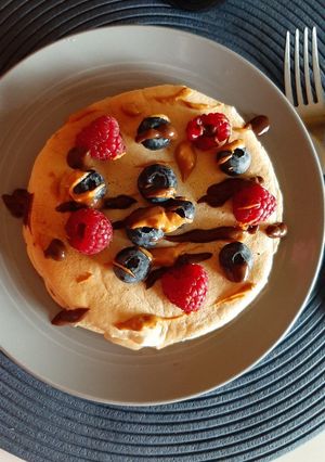 Foto de Panquecas em massa de crepe