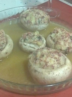 Una foto de Champiñones rellenos al vapor Thermomix