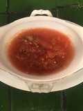 Salsa rallada en crudo