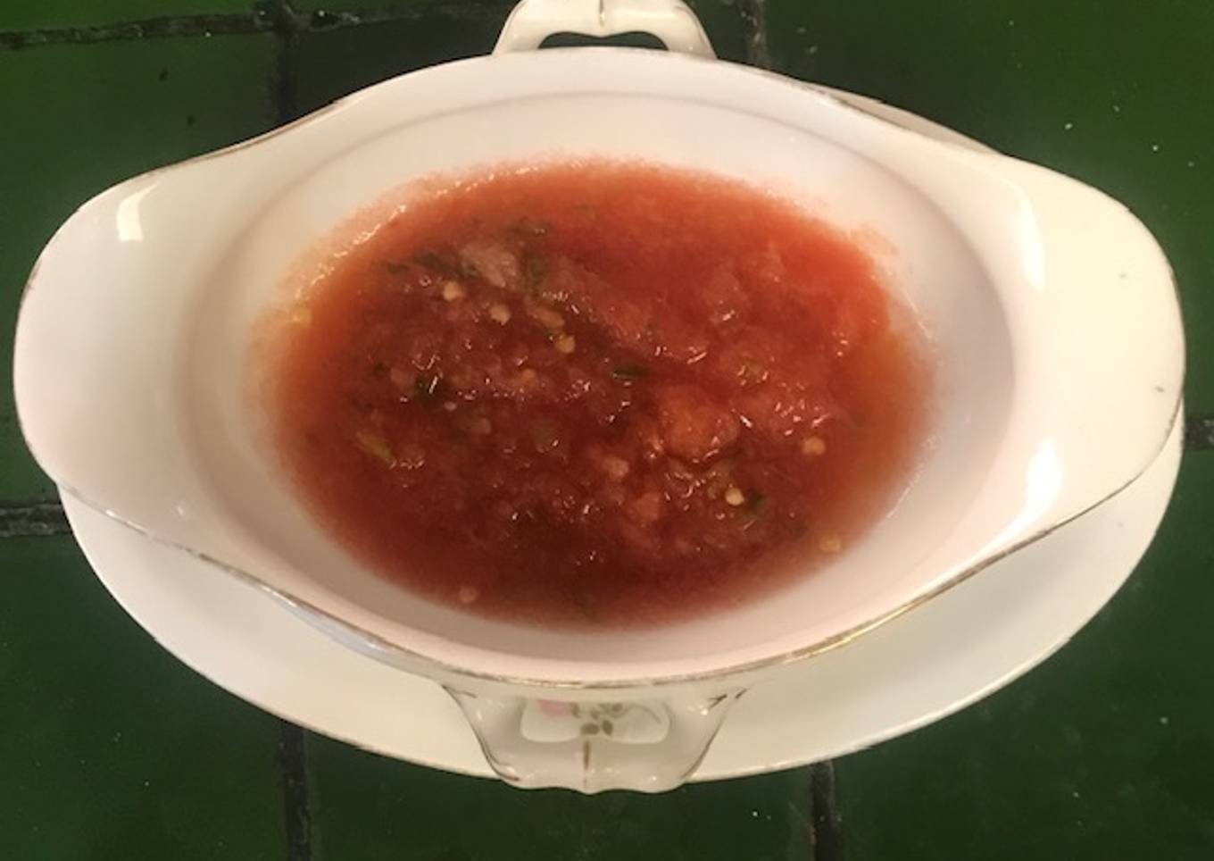 Salsa rallada en crudo