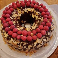 A picture of Easy chocolate bundt cake.