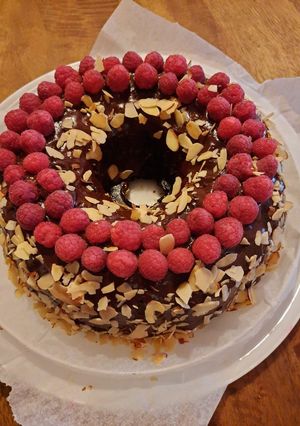 A picture of Easy chocolate bundt cake.