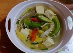 Hình của món Chua cay...Canh chua chay.