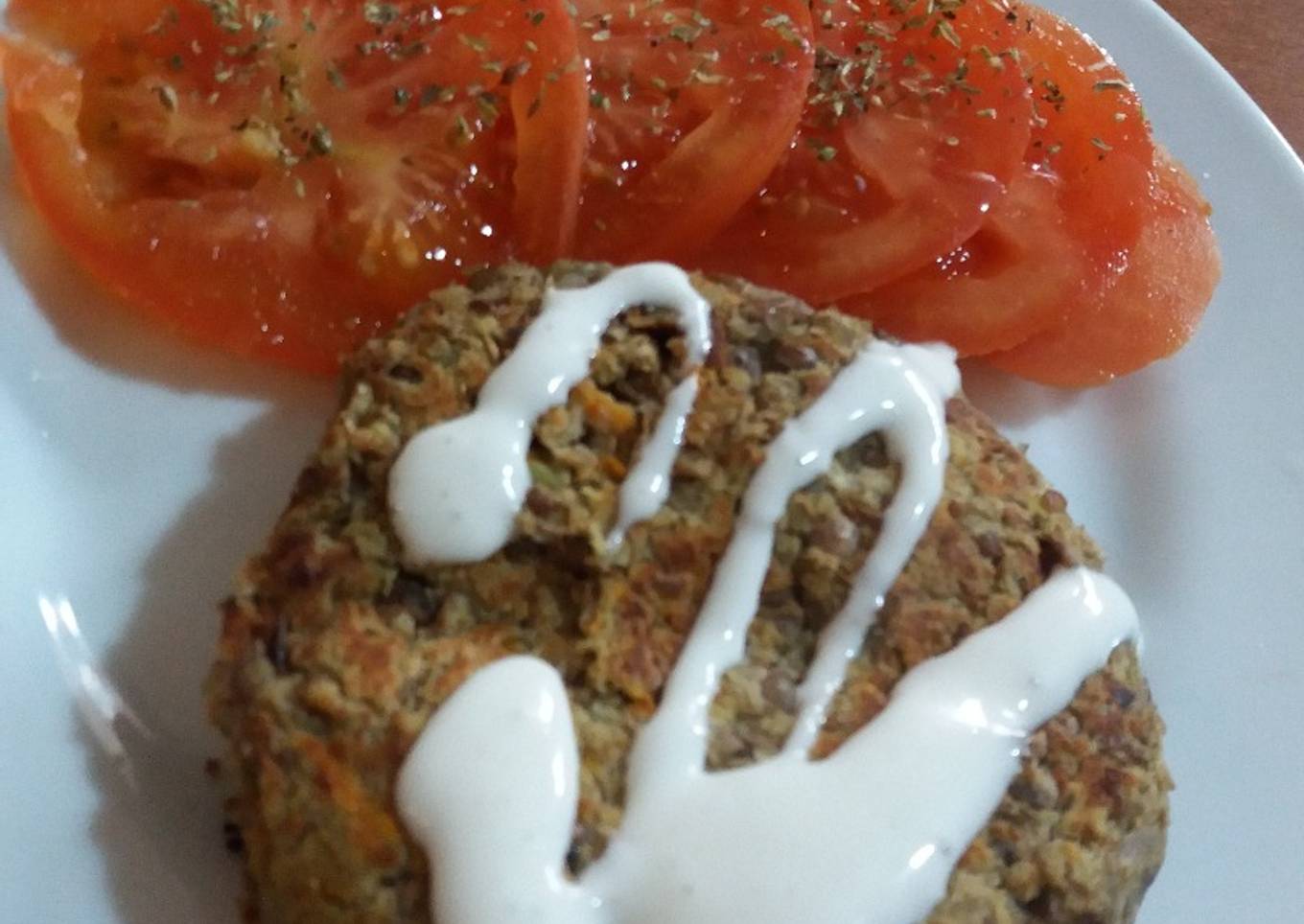 Medallones de lentejas al curry