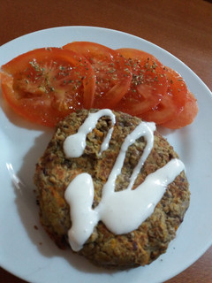 Una foto de Medallones de lentejas al curry