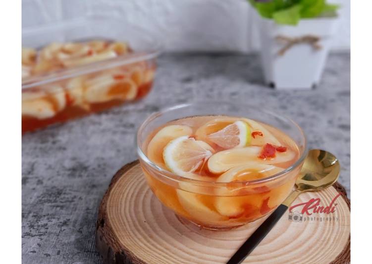 Resep 273. Asinan Salak Pedas Manis yang Lezat Sekali