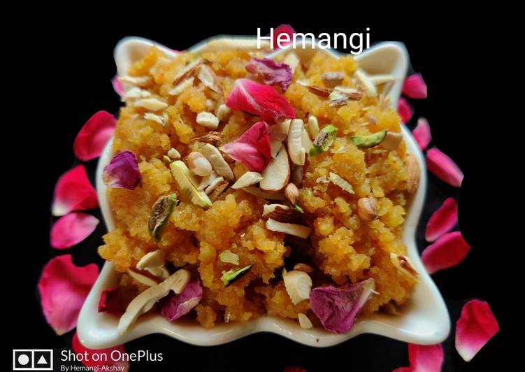 How to Prepare Moong dal halwa in 13 Minutes for Mom